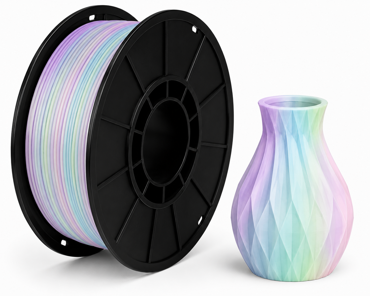 פילמנט PLA Matte Fantasy Rainbow