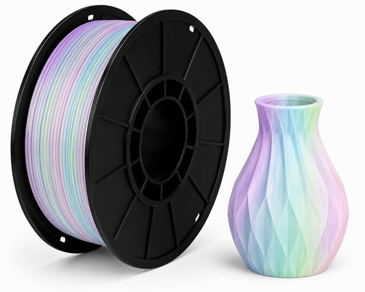 פילמנט PLA Matte Fantasy Rainbow