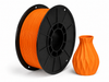 פילמנט PLA Matte - Orange — סליל ודוגמת הדפסה