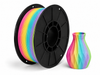 פילמנט PLA Matte Rainbow - Lollipop Rainbow — סליל ודוגמת הדפסה