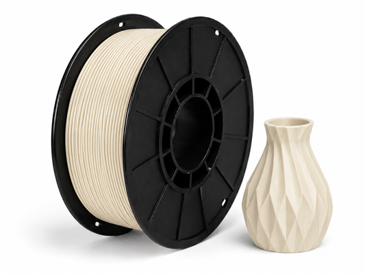 פילמנט PLA - Bone — סליל ודוגמת הדפסה