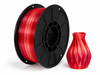 פילמנט PLA Transparent Rainbow - Trans Red Rainbow — סליל ודוגמת הדפסה