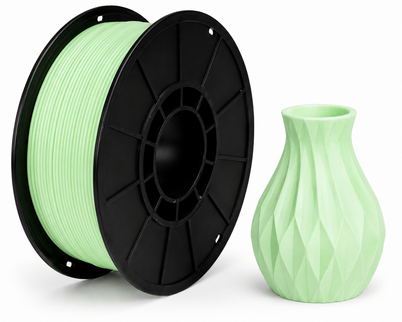 פילמנט PLA Glow Green זוהר בחושך