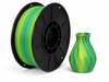 פילמנט PLA Matte Rainbow - Yellow Green Rainbow
